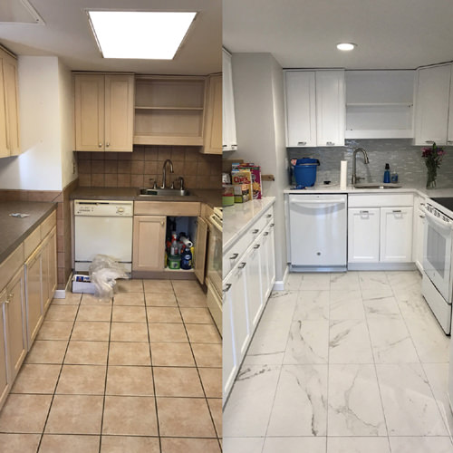 Before & After Kitchen