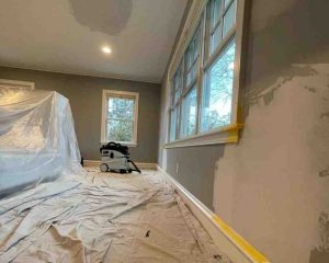 Popcorn ceiling removal